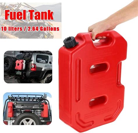 Gas Cans 25 Gallon Plastic Spare Petrol Tanks Container Spill Proof