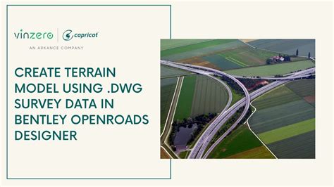 Create Terrain Model Using Dwg Survey Data In Bentley Openroads