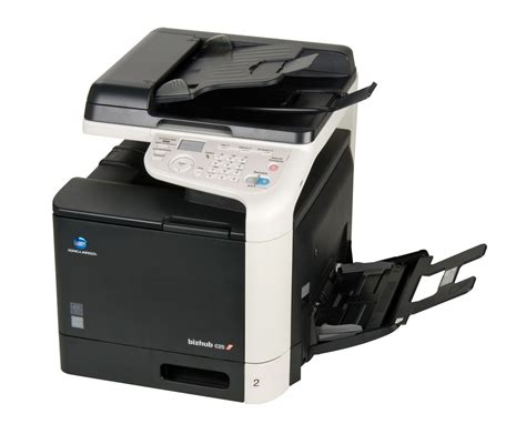 The flexible paper handling on the bizhub 20 keeps offices productive and minimizes paper reloading. Konica Minolta Bizhub C25 - Copiers Direct
