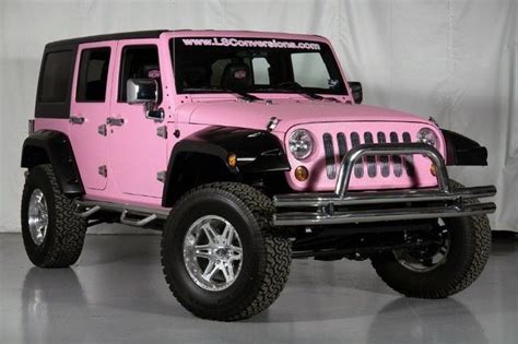 Jeep Wrangler Unlimited 2012 Denton Texas Pink Jeep Wrangler Lone