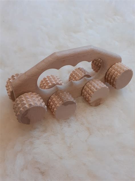Wooden Massager With Handle Massager For All Parts Of The Etsy