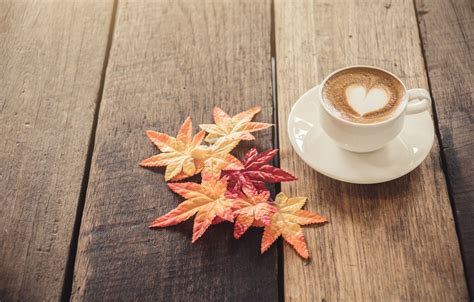 Autumn Coffee Wallpaper