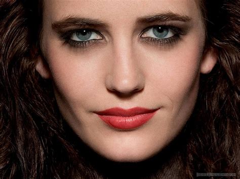 Hd Wallpaper Eva Green Women Closeup Red Lipstick Smiling Face