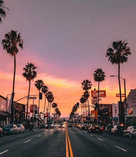 Fairfax District Los Angeles Los Angeles Wallpaper Sky Aesthetic