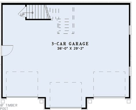 3 Car Garage With Bonus Room 60664nd Architectural Designs House