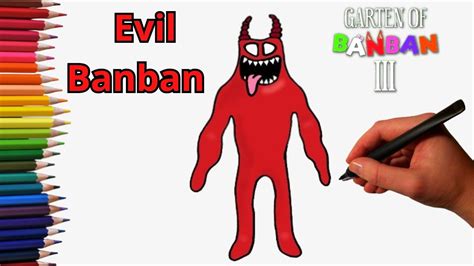 How To Draw Garten Of Banban 3 Drawing New Monster From Garten Of