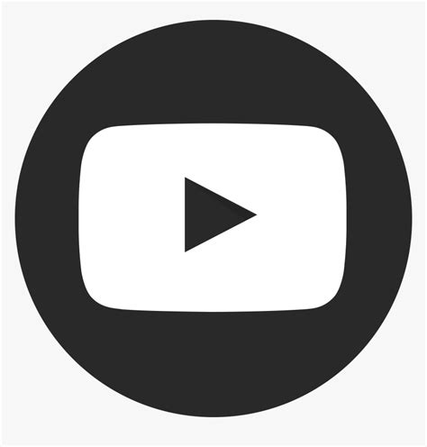 Youtube White Play Button Png