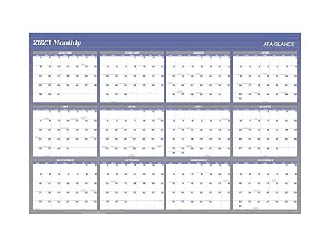 2023 Erasable Calendar Jumbo
