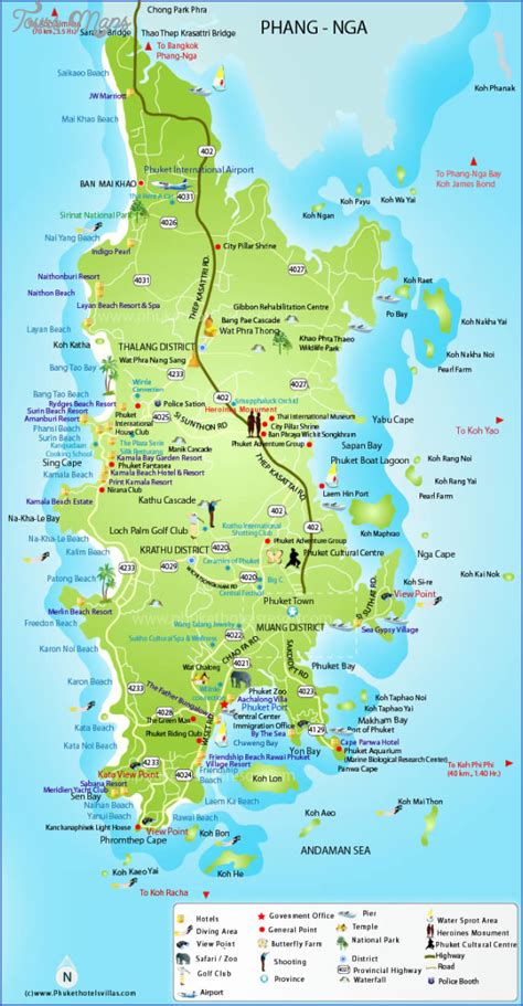 Phuket Map