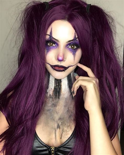 Girl Clown Makeup Halloween Makeup Clown Amazing Halloween Makeup