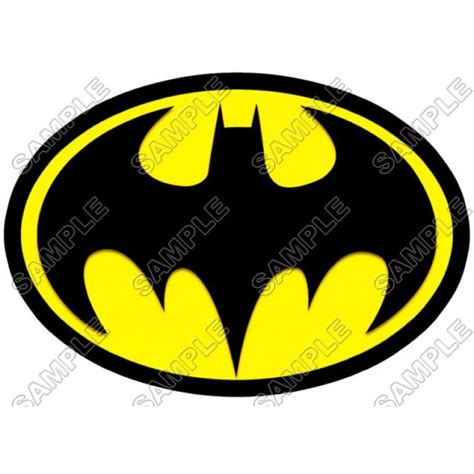Batman Logo Yellow T Shirt Iron On Transfer Decal 12