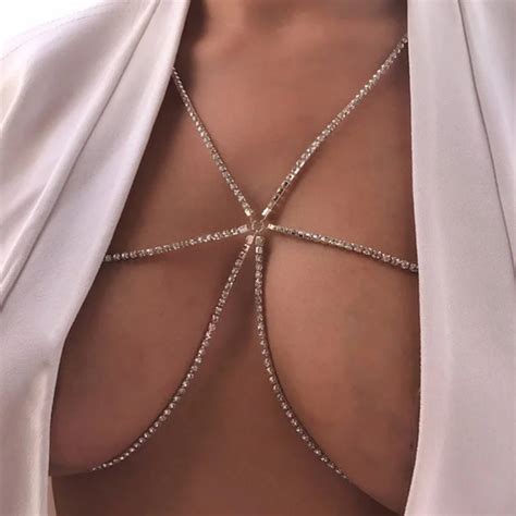 Stonefans Collar Sexy De Diamantes De Imitación Para Mujer Joyería De