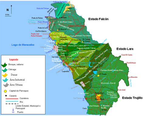 Lago Maracaibo Mapa Cima