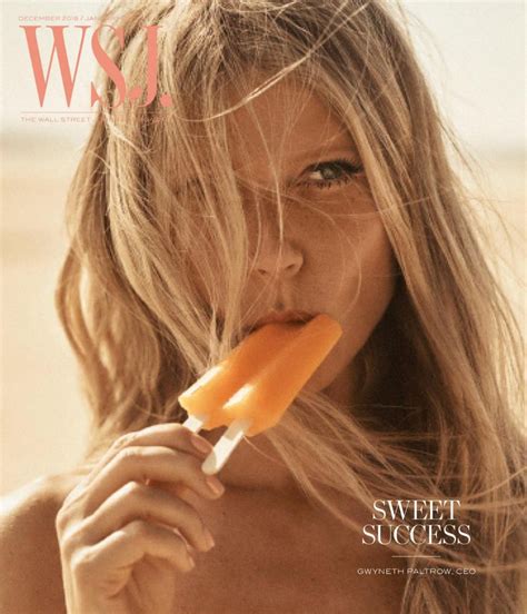 ON THE COVER Gwyneth Paltrow Photographed On The Beach In Santa Monica Calif By Lachlan
