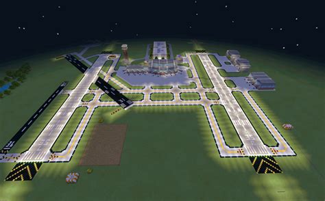 How To Build A Small Airport In Minecraft Builders Villa