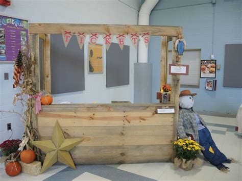 Our Fall Festival Ticket Booth This Was Made From Pallets Fall