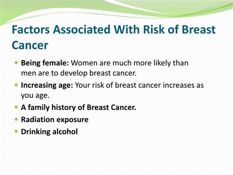 Ppt Breast Cancer A Complete Overview On Signs Symptoms And Risk
