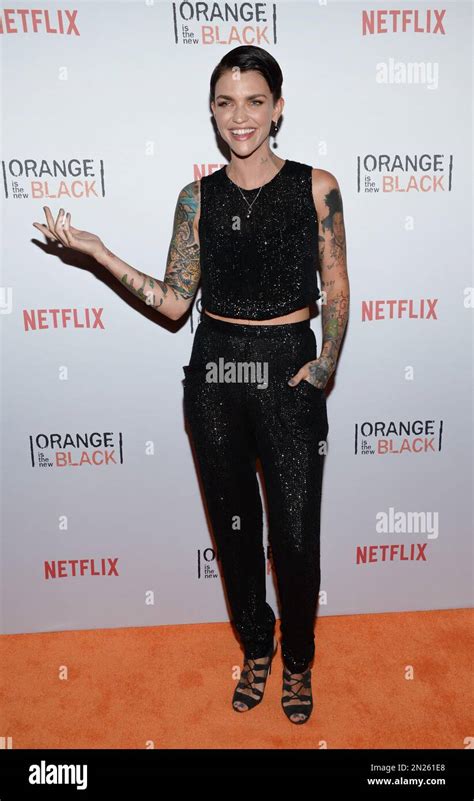 Actress Ruby Rose Attends Netflixs Orange Is The New Black Orangecon Celebration At Skylight