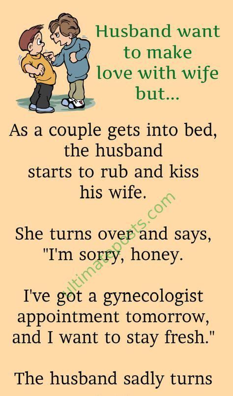 Husband Want To Make Love With Wife But Husband Quotes Funny