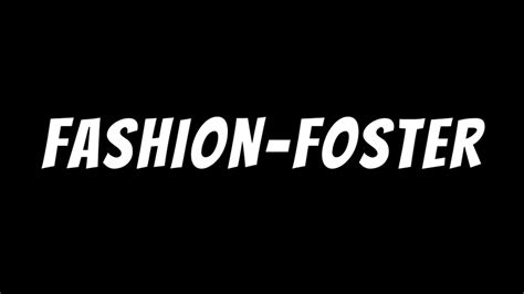 Fashion Foster Meet My Goods