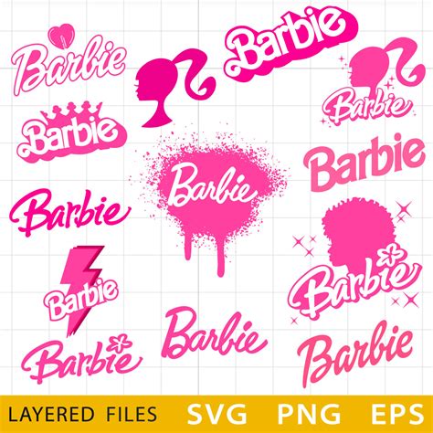 Barbie Svg Bundle Toys Barbie Silhouette Svg Cutting Files Cricut