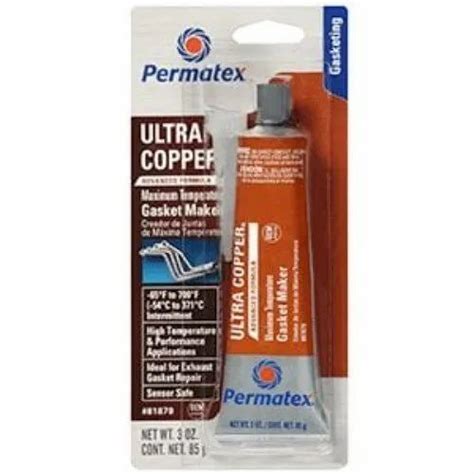 Permatex Ultra Copper Maximum Temperature Rtv Silicone Gasket