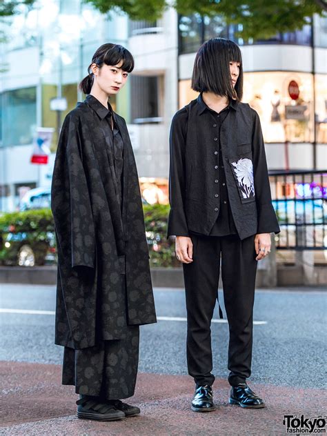 minimalist japanese street styles in harajuku w lad musician ann demeulemeester shareef