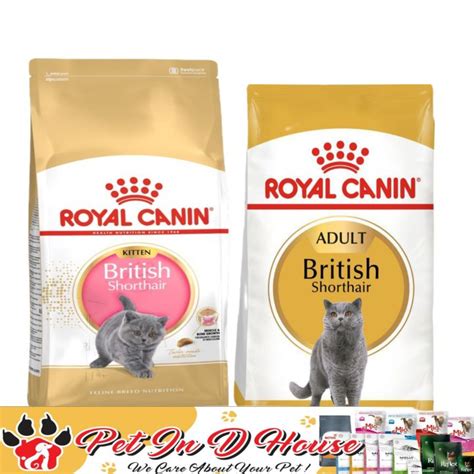 Royal Canin Kittenand Adult British Shorthair Cat Dry Food 2kgmakanan