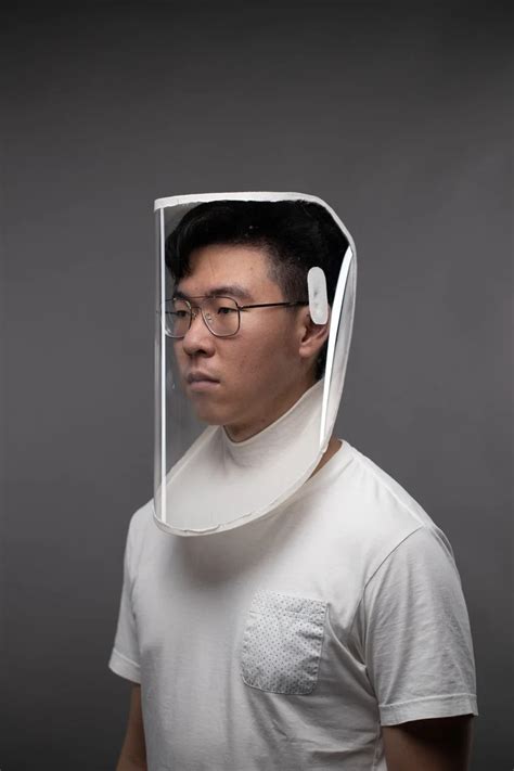 X Hood Face Shield By Stuck Design Offers A Wearable Isolation Shell