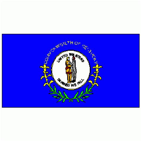Ky Flags State Of Kentucky Flag 4 X 6 Inch On Stick
