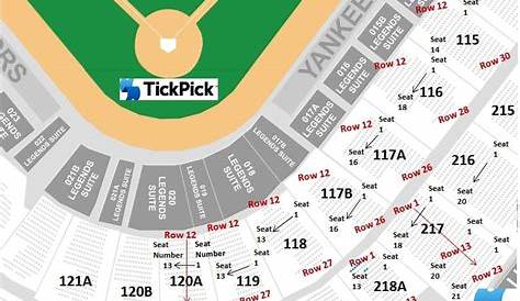 seat number tropicana field seating chart with rows