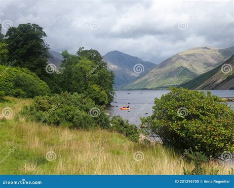 The Lake Wastwater Wasdale In The Lake District Northern England Stock