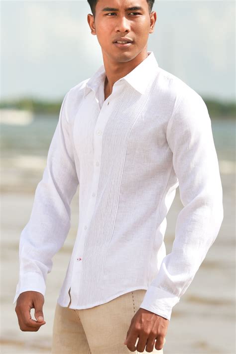 Linen Havana Shirt Havana Shirts Wedding Suits Men Beach Wedding Attire