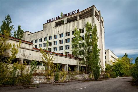 An Abandoned Building In The City Of Pripyat Editorial Photography
