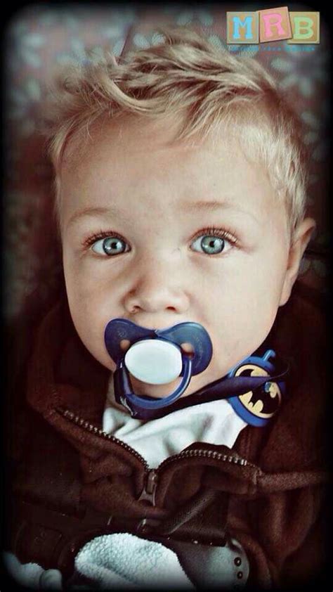 Beautiful Baby Boy With Blonde Hair And Big Green Eyes Boy Hair