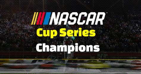 All time nascar cup series winner list (as of 2020). Monster Energy NASCAR Cup Series past winners List ...