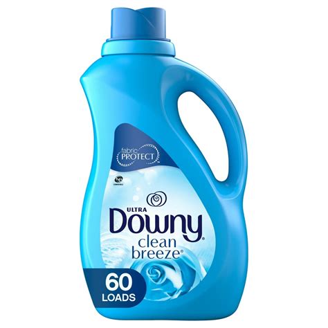 Downy Clean Breeze 60 Loads Liquid Fabric Softener 51 Fl Oz Walmart