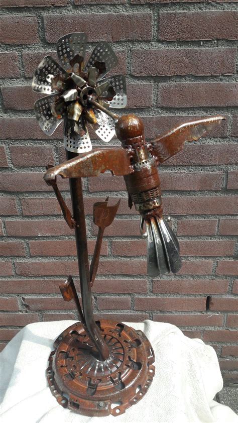 Scrap Metal Art Kolibrie Jan Van Daal Metal Art Projects Metal Art