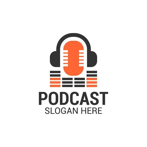 Premium Vector Podcast Audio Logo Design