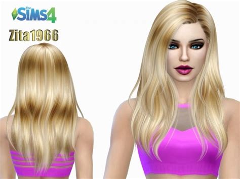 The Sims Resource Sunrise Highlights Hair Recolored By Zitarossouw