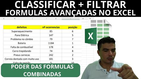 Formulas Classificar Filtro No Excel Como Classificar E Filtrar Dados No Excel Com Formula