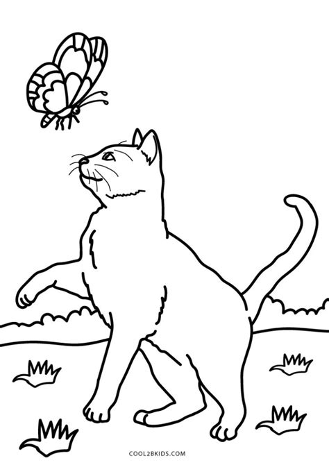 Free Printable Cat Coloring Pages For Kids