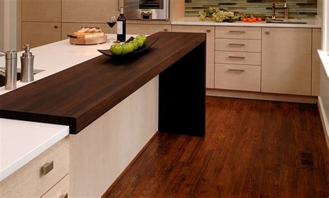 Wenge Wood Countertop By Grothouse Contemporary Kitchen Countertops