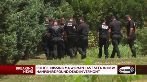 missing massachusetts woman found dead in vermont police say