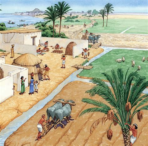 Eridu As A Farming Village Circa 5300 Bc Ancient Mesopotamia Ancient