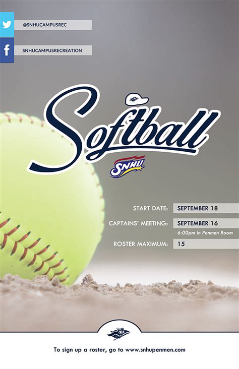 2014 Intramurals Softball Flyer On Behance