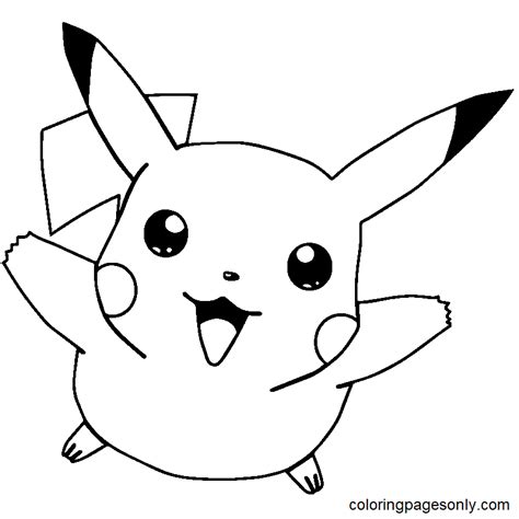 Pikachu Coloring Pages Coloring Pages For Kids And Adults