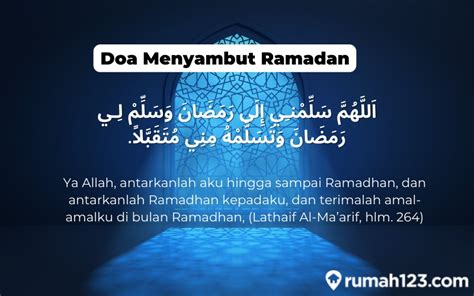 Doa Menyambut Bulan Ramadhan Wajib Tahu Agar Puasa Diterima
