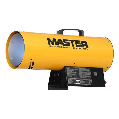 Assuming you're speaking about an. Master 150,000 BTU Natural Gas Forced Air Heater with ...