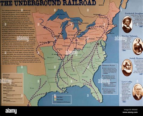 Underground Railroad Map Map Of A Map Of The North Central United